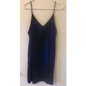 Mini Shimmery Blue Dress